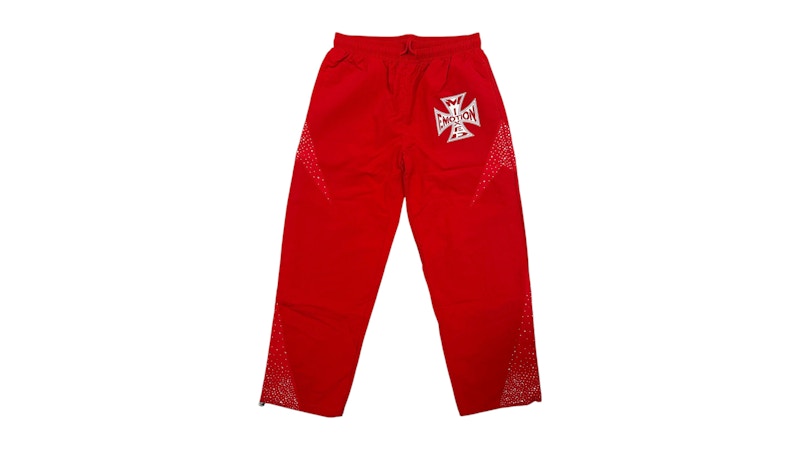 Mixed Emotion Classic Nylon Pants Red