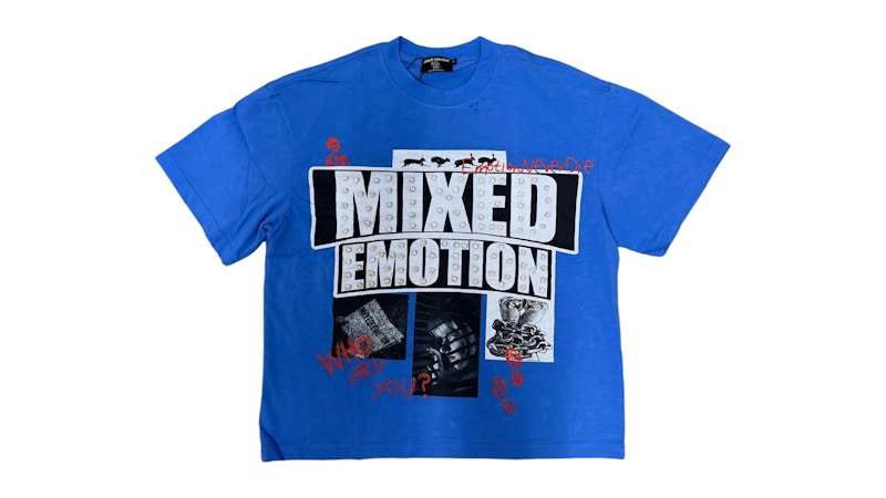 Mixed Emotion Lost Identity Tee Blue