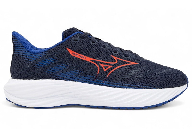 Mizuno Enerzy Rider Jr Peacoat Ignitionred Reflective Blue (GS)