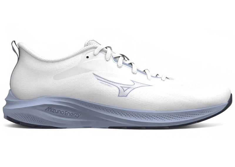 Men's Mizuno Enerzy Runnerz 2 Sneakers in White/Ancient Water/Eventide
