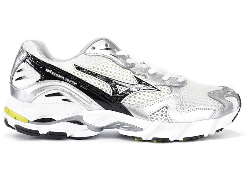 Mizuno Mizuno Wave Rider 10 Snow White Black Sylvan Green Men's