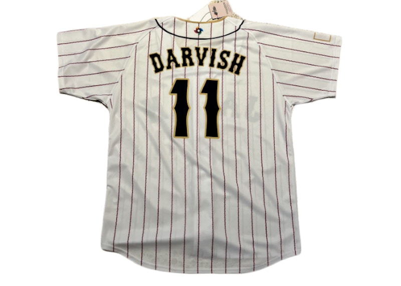 Mizuno Samurai Japan WBC 2023 Darvish 11 Reprica Jersey White SS23 US