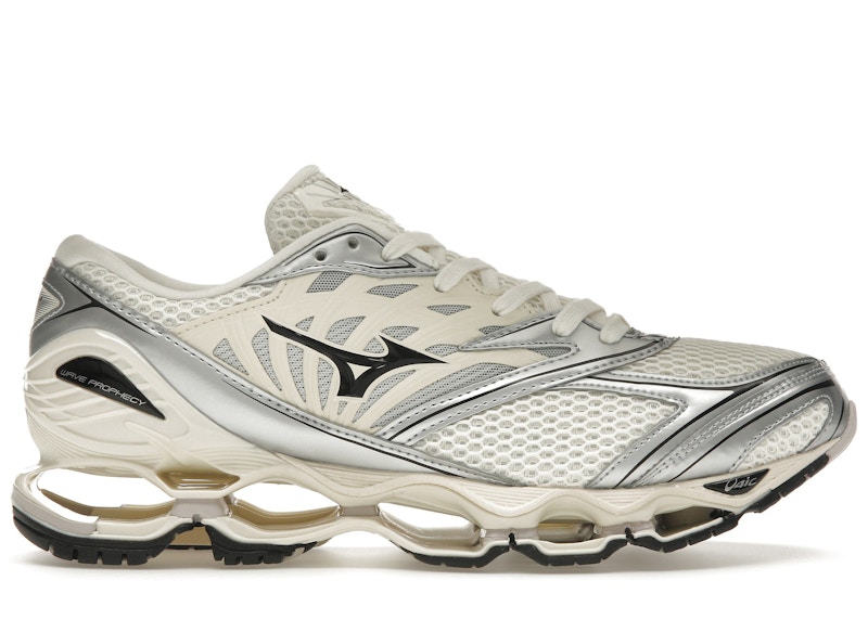 Mizuno Wave Prophecy LS Pristine Black Silver Men's