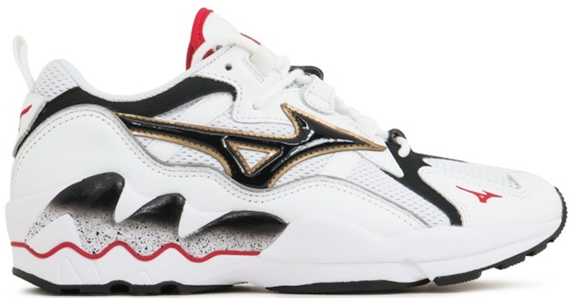 Mizuno Wave Rider 1 White Black Red 