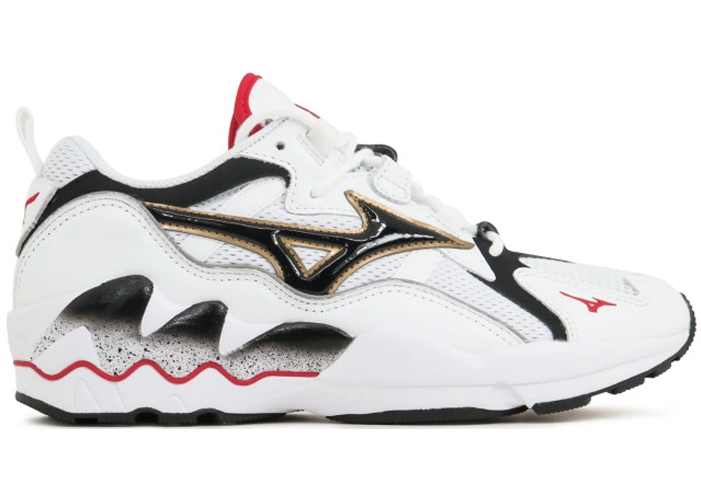 Mizuno Wave Rider 1 White Black Red Men s D1GA182501 US