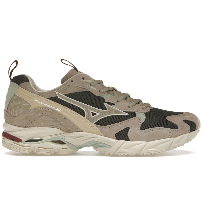 Mizuno Wave Rider 10 Beluga Vintage Khaki Men's D1GA247102 US