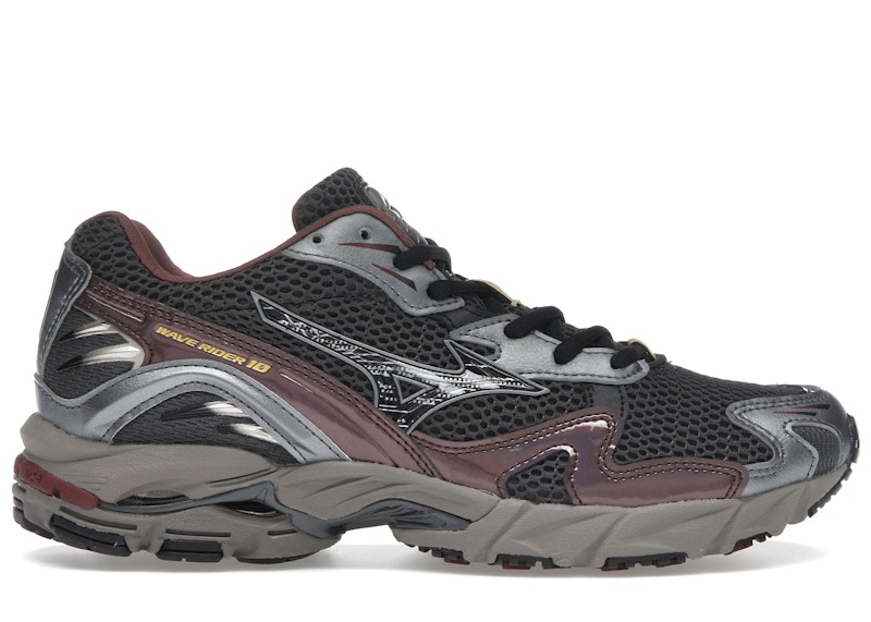 Mizuno Wave Rider 10 Black Sand Chicory Coffee Men's - D1GA243112 - US
