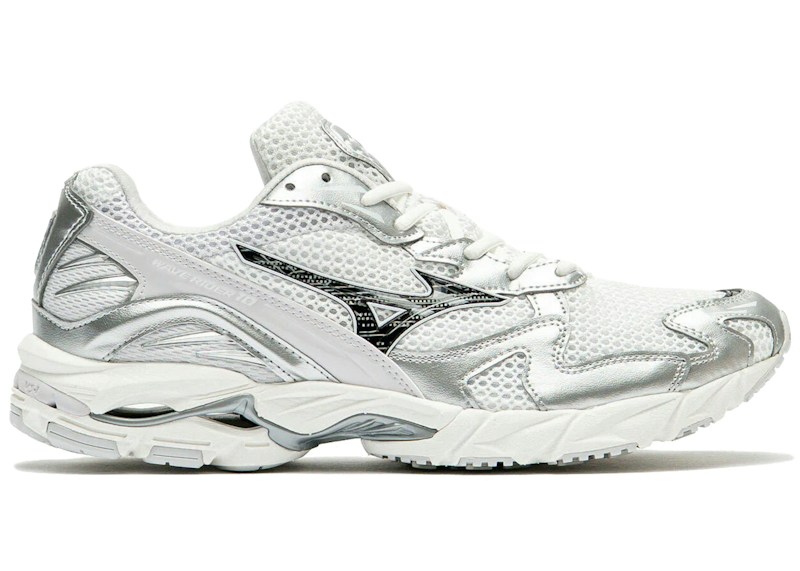 Mizuno Wave Rider 10 White Black Sand Lilac Hint