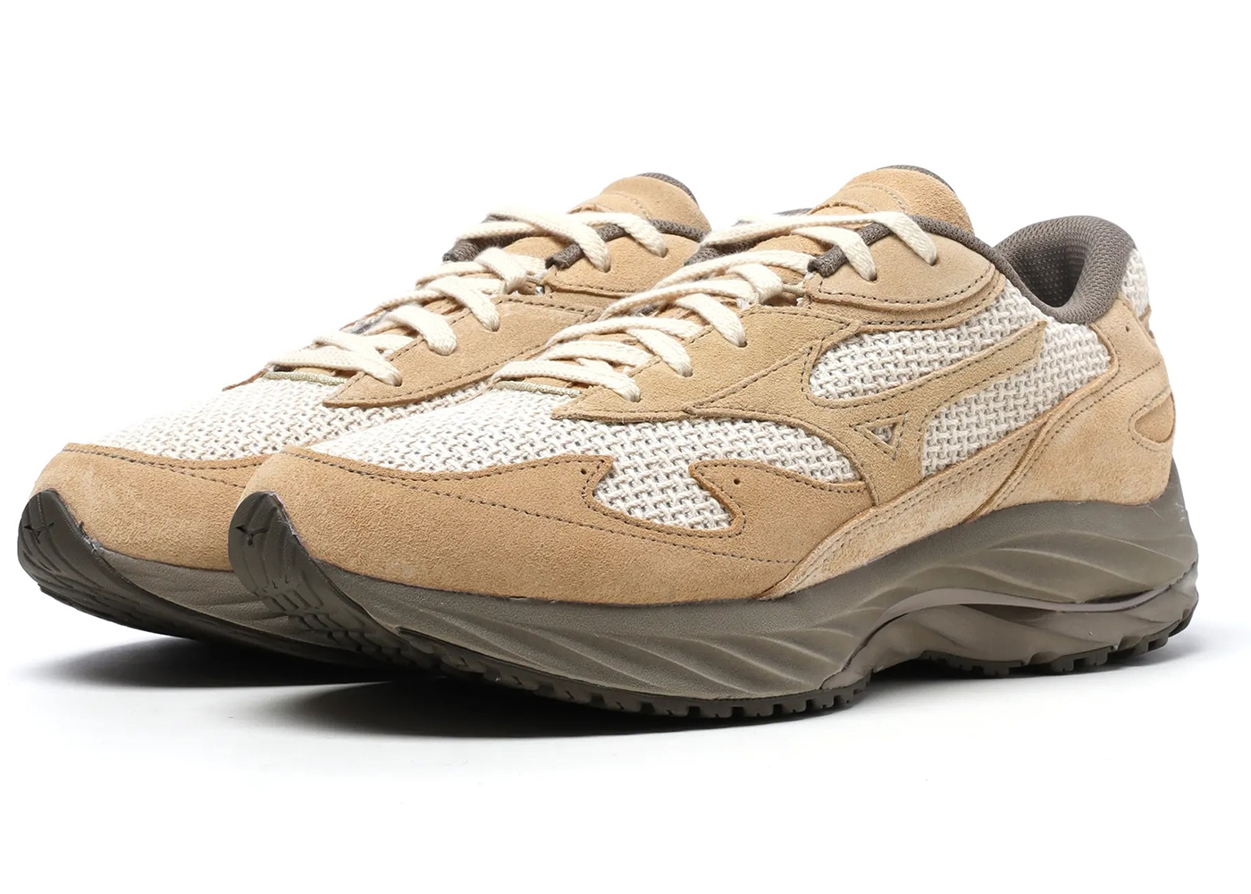 Mizuno Wave Rider B Beams Bespoke Beige Men's - D1GD232801 - US