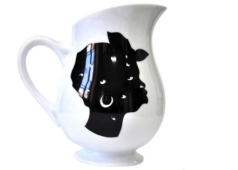 Moca Store Kara Walker Pitcher “Untitled” Glazed Porcelain GB