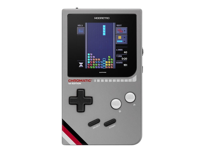 ModRetro Chromatic Tetris Bundle GameStop Exclusive Handheld  