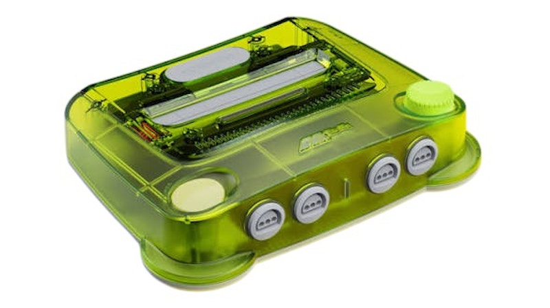 ModRetro Retro Mod M64 Console with Pro Controllers Green (US Plug)
