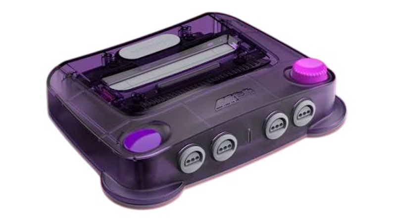 ModRetro Retro Mod M64 Console with Pro Controllers Purple (US Plug)