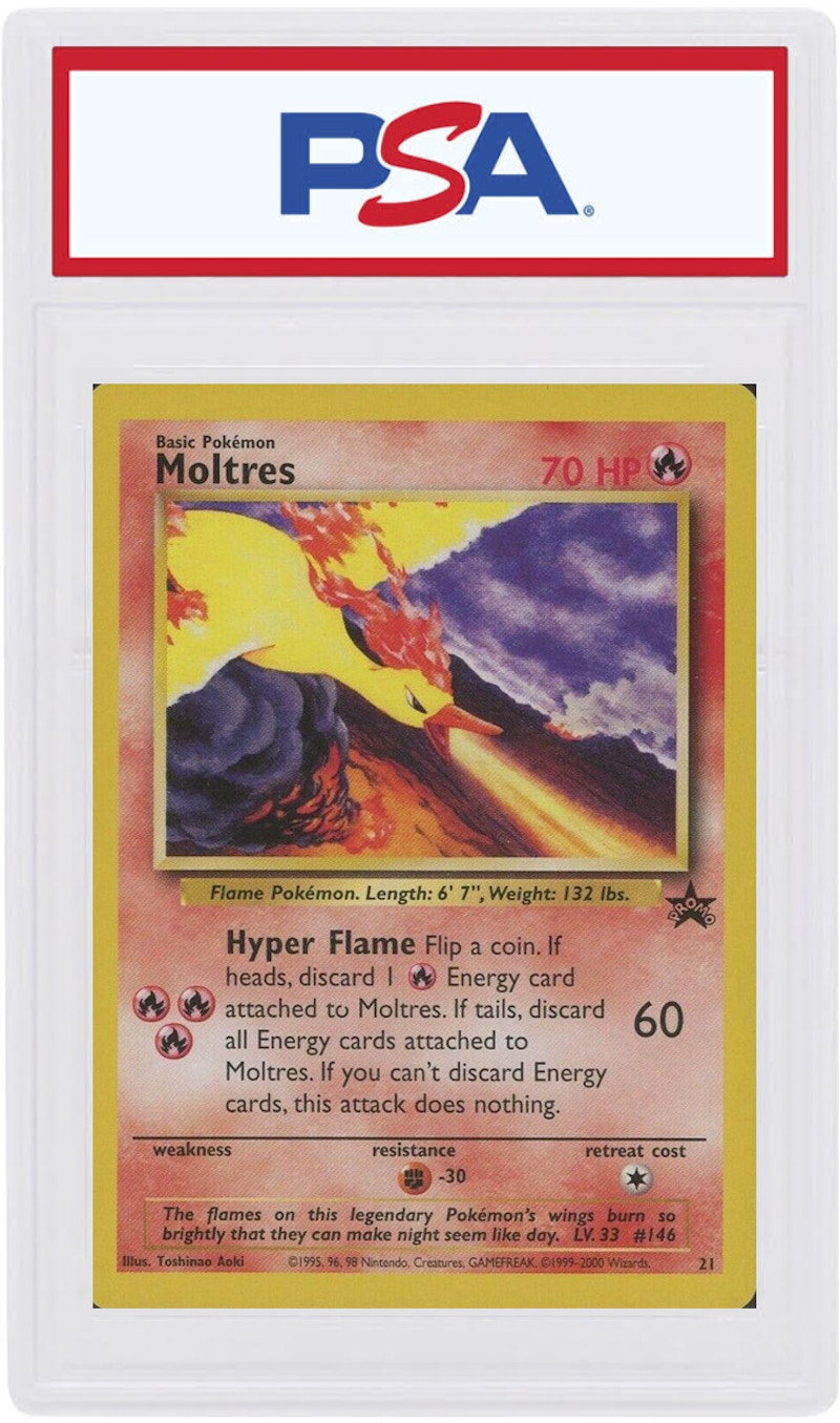 Moltres 2000 Pokemon TCG Promo Black Star #21 - 2000 - US