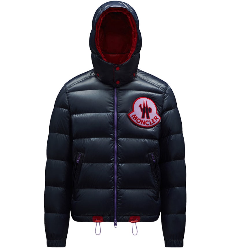 Moncler Genius 1952 Man Haggi Short Down Jacket Navy Men's