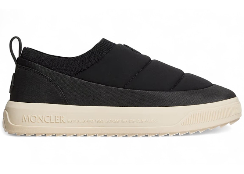 Pre-owned Moncler Active Slipon Sneakers (women's) In Black
