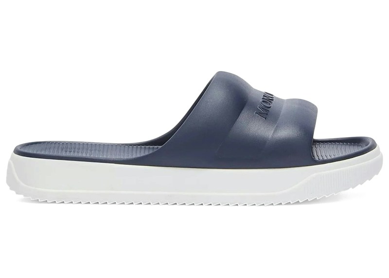 Moncler Altive Logo Slide Navy White