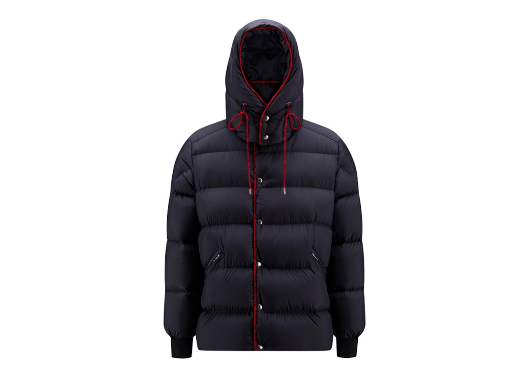 Pre-owned Moncler Amarante Jacket Navy Red