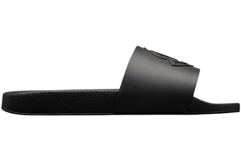 Ciabatte Moncler Basile con logo nere Uomo K109A4C00020M2999 IT