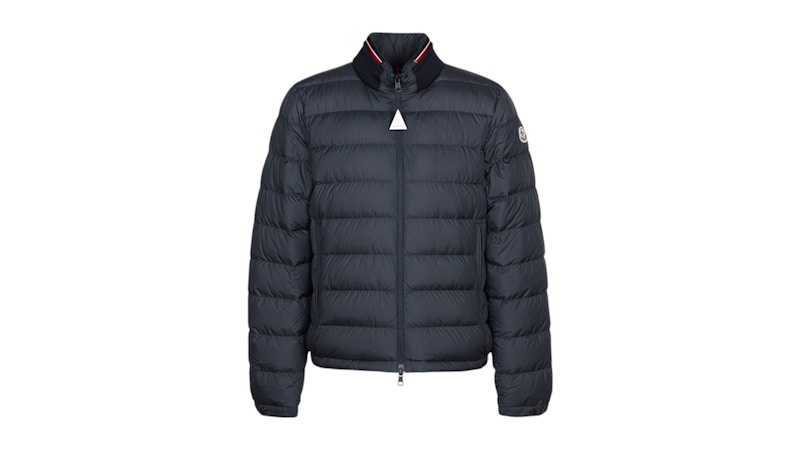 Pre-owned Moncler Men's Brendann Short Down Jacket In Navy Blue