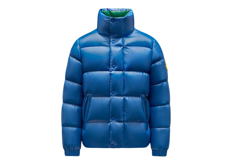 Moncler Dervo Short Down Jacket Blue Men's - US