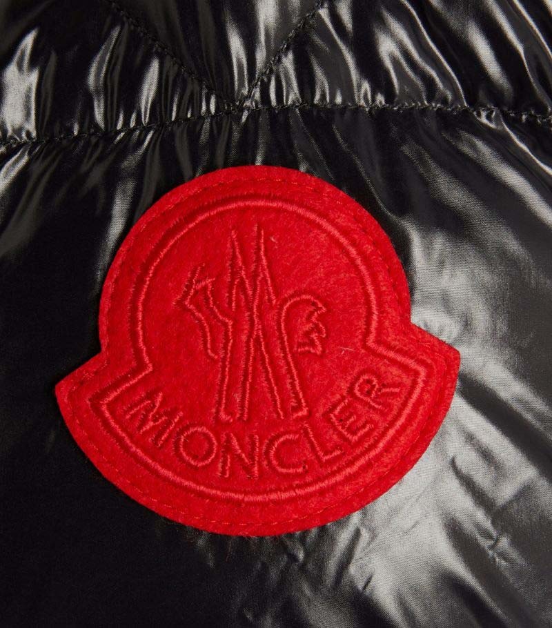 Moncler Dervox Short Down Puffer Jacket Black/Blue/Red Men's US