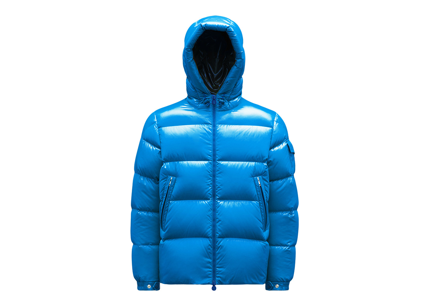 Light blue moncler on sale jacket