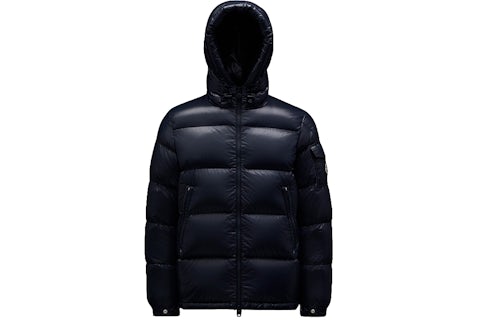 Moncler Ecrins Short Down Jacket Night Blue Men's US