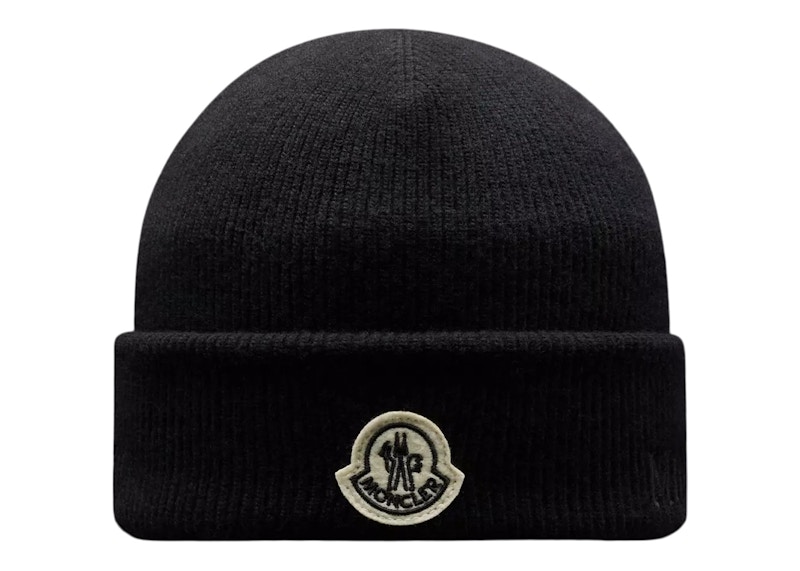 Moncler FRGMT Hiroshi Fujiwara Wool Beanie Black - FW22 - JP