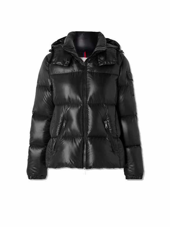 Pre-owned Moncler Fourmine Hooded Quilted Shell Down Jacket Black