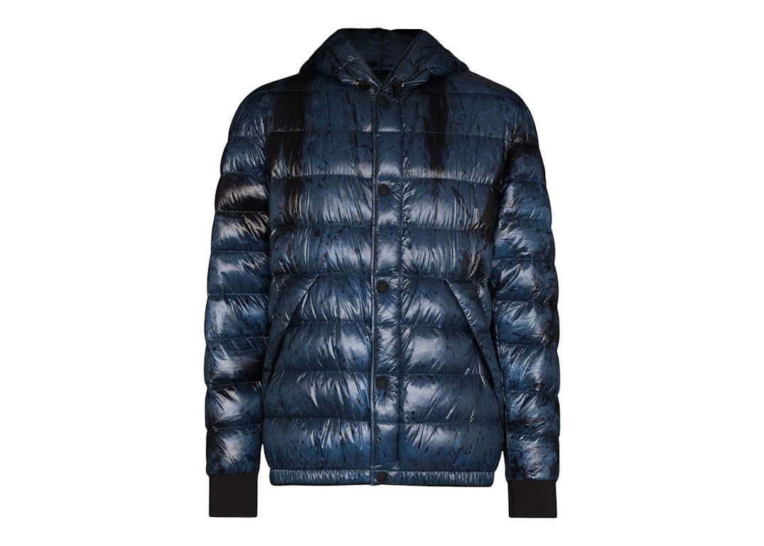 Pre-owned Moncler Grenoble Blue Charlos Padded Jacket Navy