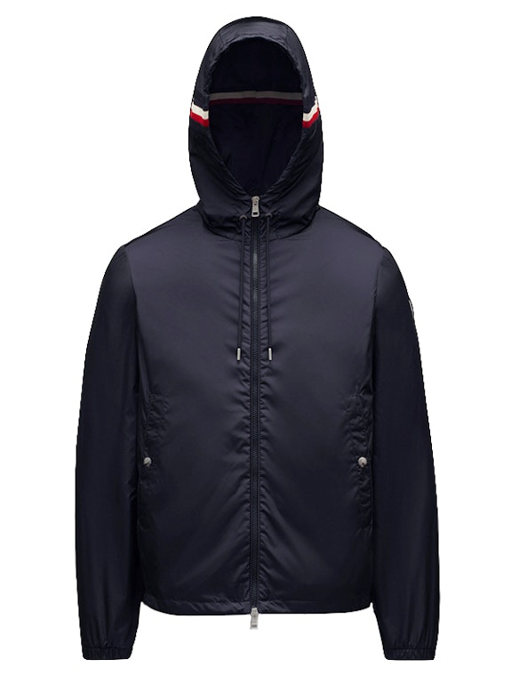 Pre-owned Moncler Grimpeurs Hooded Jacket Night Blue