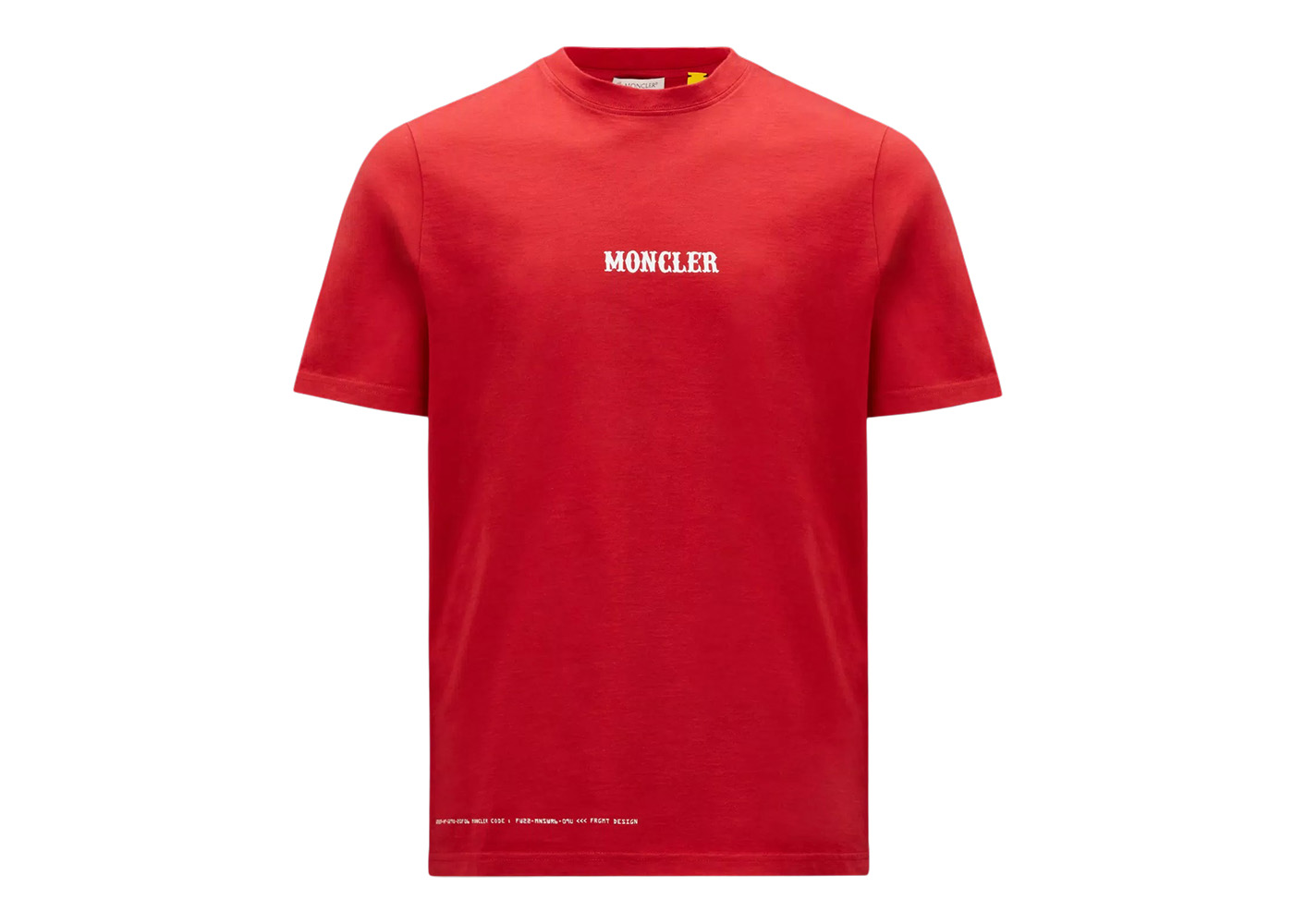 Moncler Hiroshi Fujiwara x Fragment Circus Motif T-Shirt Red Men's