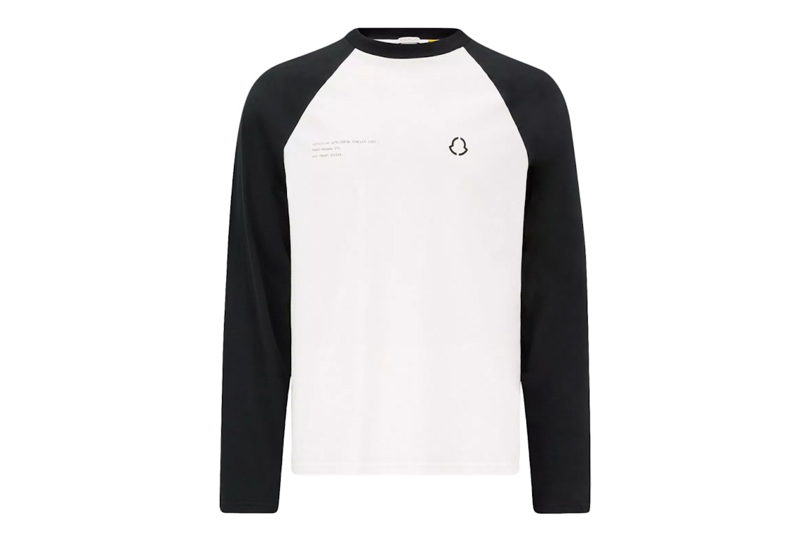 Pre-owned Moncler Hiroshi Fujiwara X Fragment Logo Long Sleeve T-shirt Black
