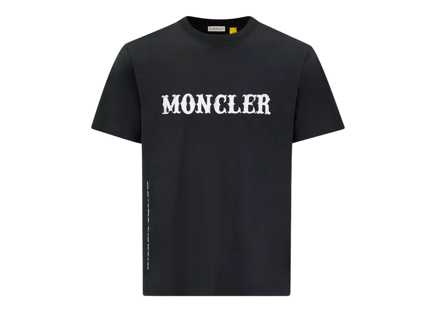 Moncler Hiroshi Fujiwara x Fragment Logo T-Shirt Black Men's