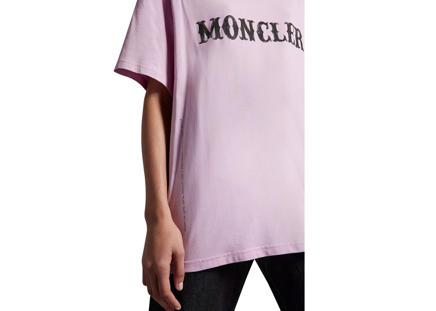 Moncler Hiroshi Fujiwara x Fragment Logo T-Shirt Pink - FW22 - US