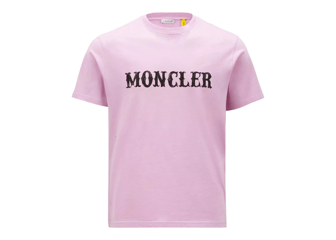 Moncler Hiroshi Fujiwara x Fragment Logo T-Shirt Pink - FW22 - US