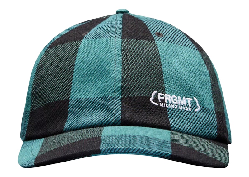 Moncler Hiroshi Fujiwara x Fragment Plaid Baseball Cap Black/Green