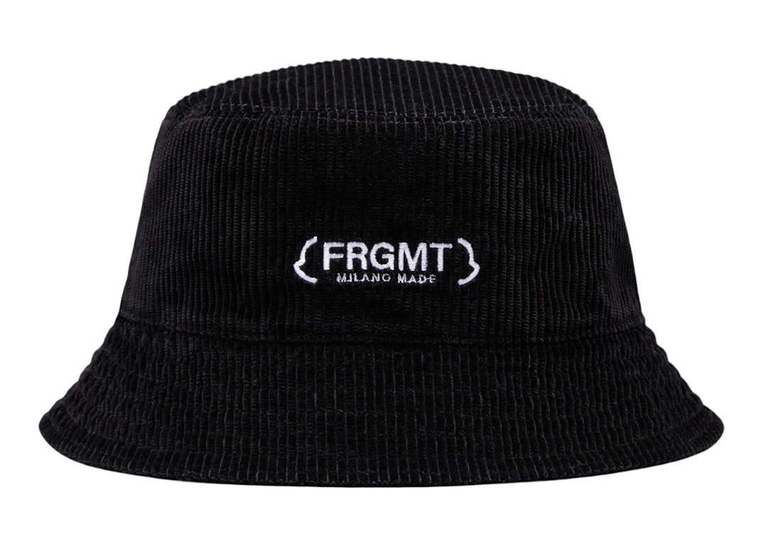 Pre-owned Moncler Hiroshi Fujiwara X Fragment Reversible Bucket Hat Black