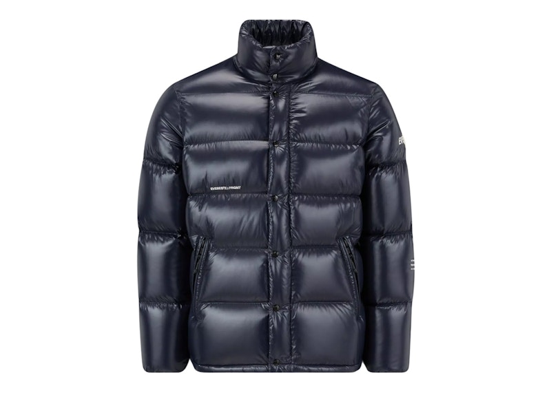 Pre-owned Hiroshi Fujiwara X Fragment Ryne Short Down Jacket Navy Blue