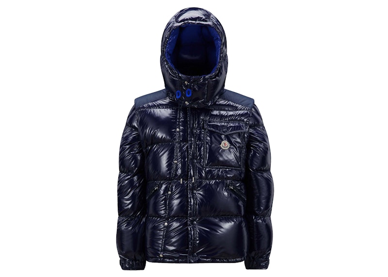 Moncler Karakorum Ripstop Child Short Down Jacket Blue 