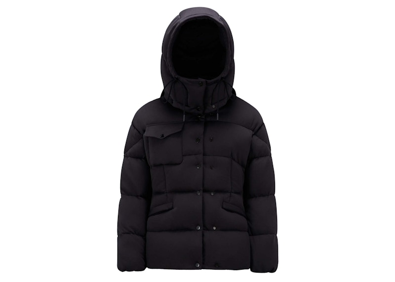 Moncler Karakorum Tech Jersey Short Down Jacket Black