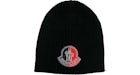 Moncler Knit Berretto Nero/Rosso