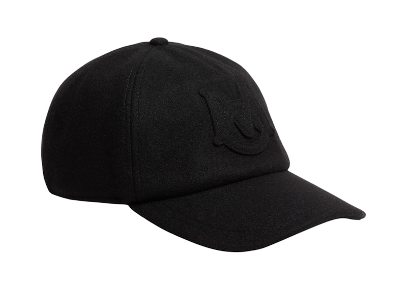 Moncler Logo-Embroidered Cap Black