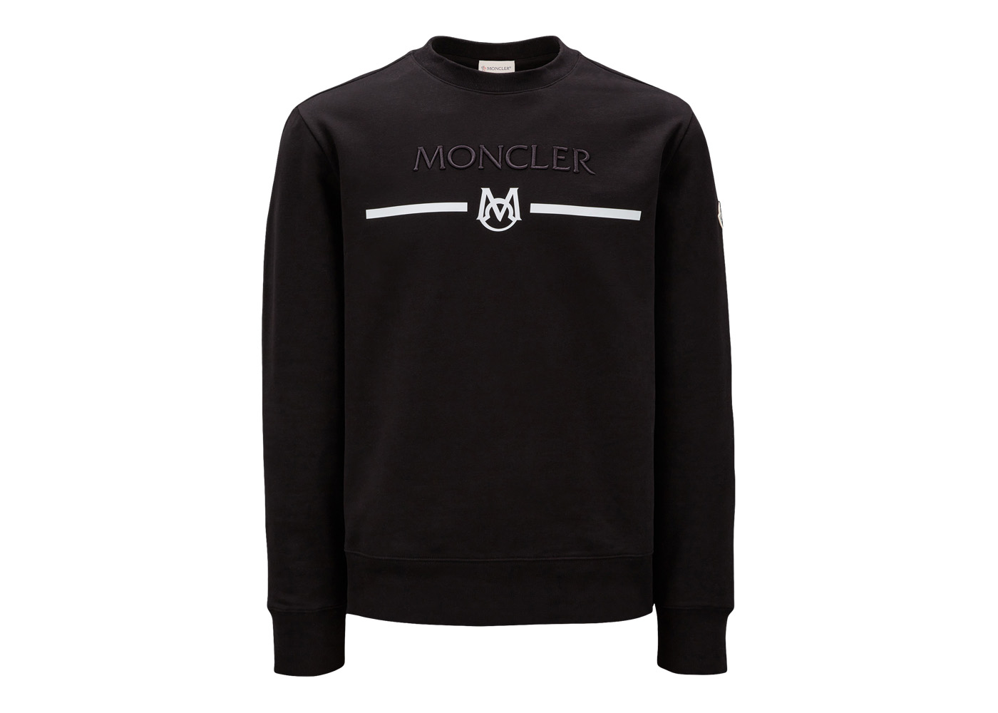 Moncler hot sale sweatshirt logo