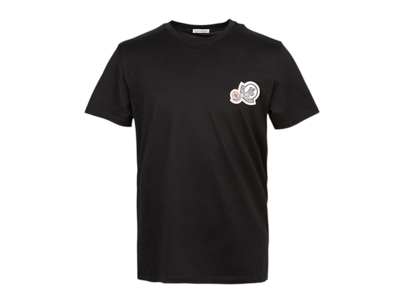 Moncler Logo Motif T-shirt Black メンズ - JP