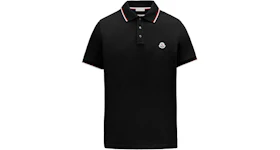 Moncler Logo Polo Shirt Black/Red/White