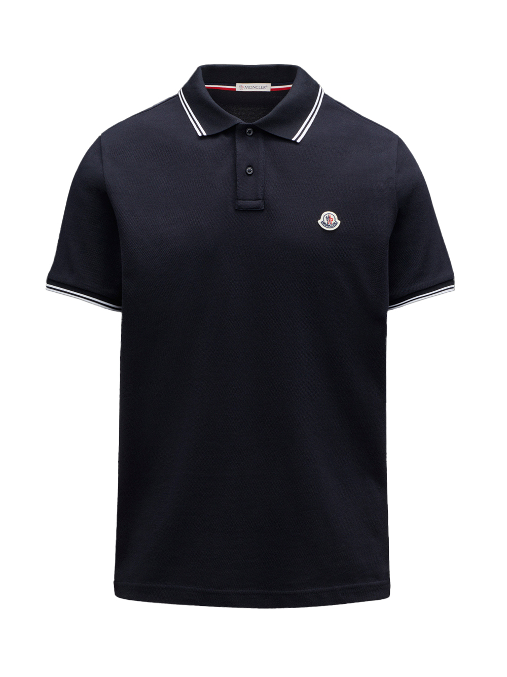 Moncler Logo Polo Shirt Navy Blue/White Men's - SS22 - US