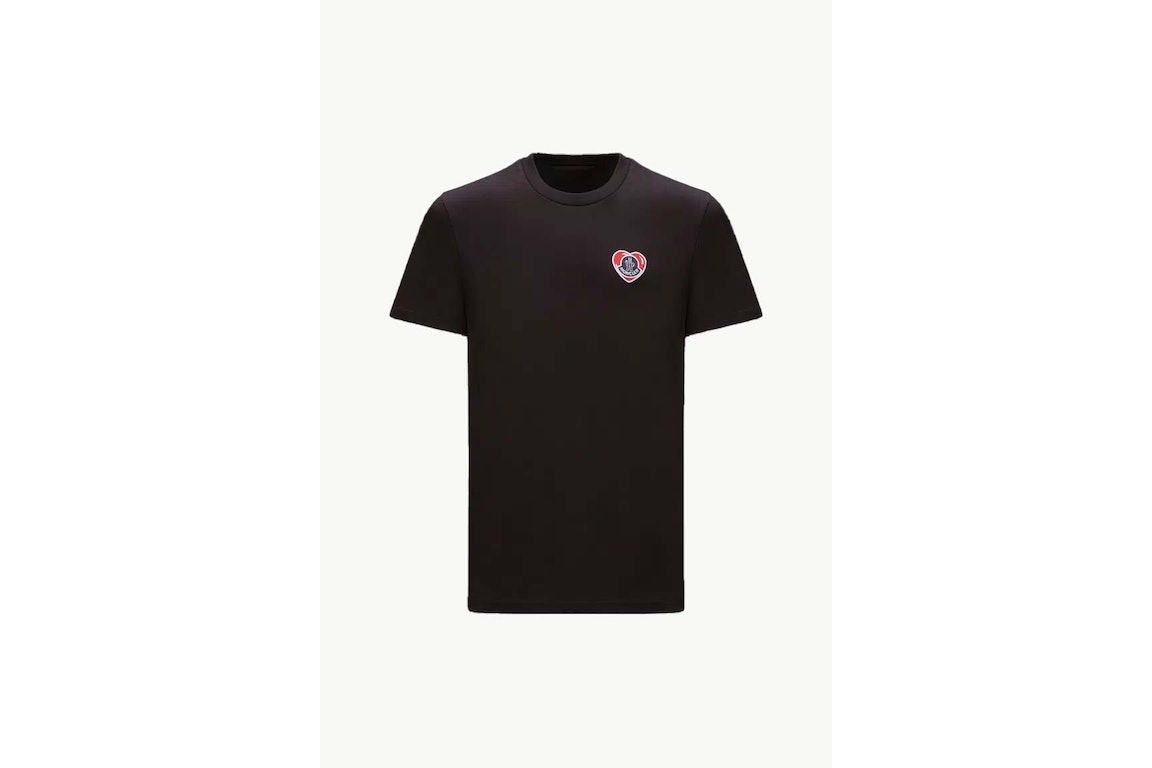 Pre-owned Moncler Logo T-shirt Black