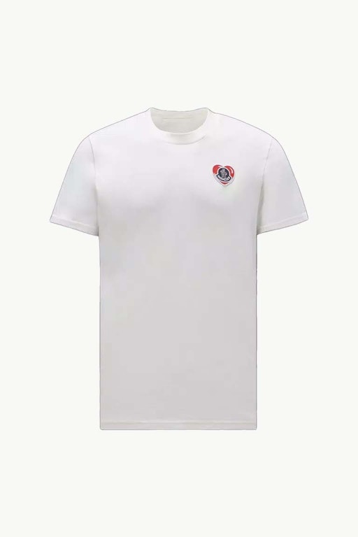 Pre-owned Moncler Logo T-shirt White